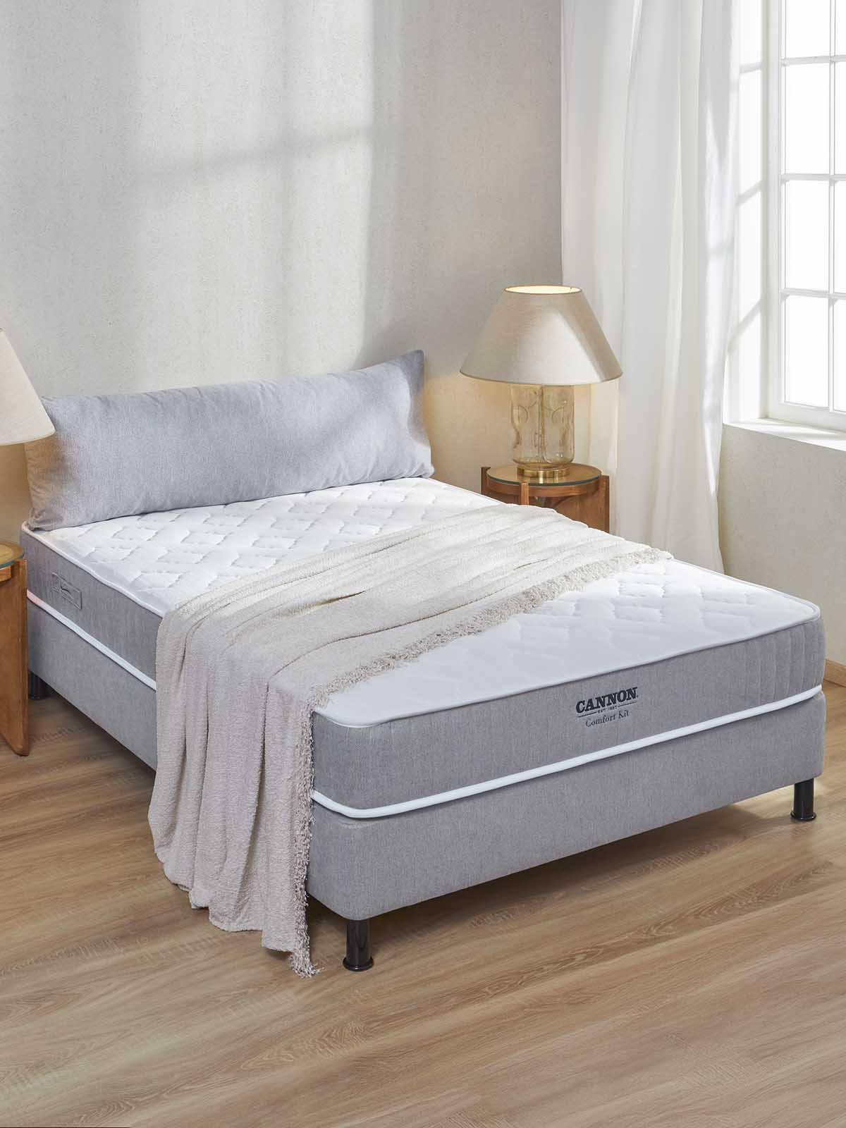 Cannon Comfort Kit - Ολοκληρωμένο σύστημα ύπνου (βάση + στρώμα + μαξιλάρα) 140x200 cm