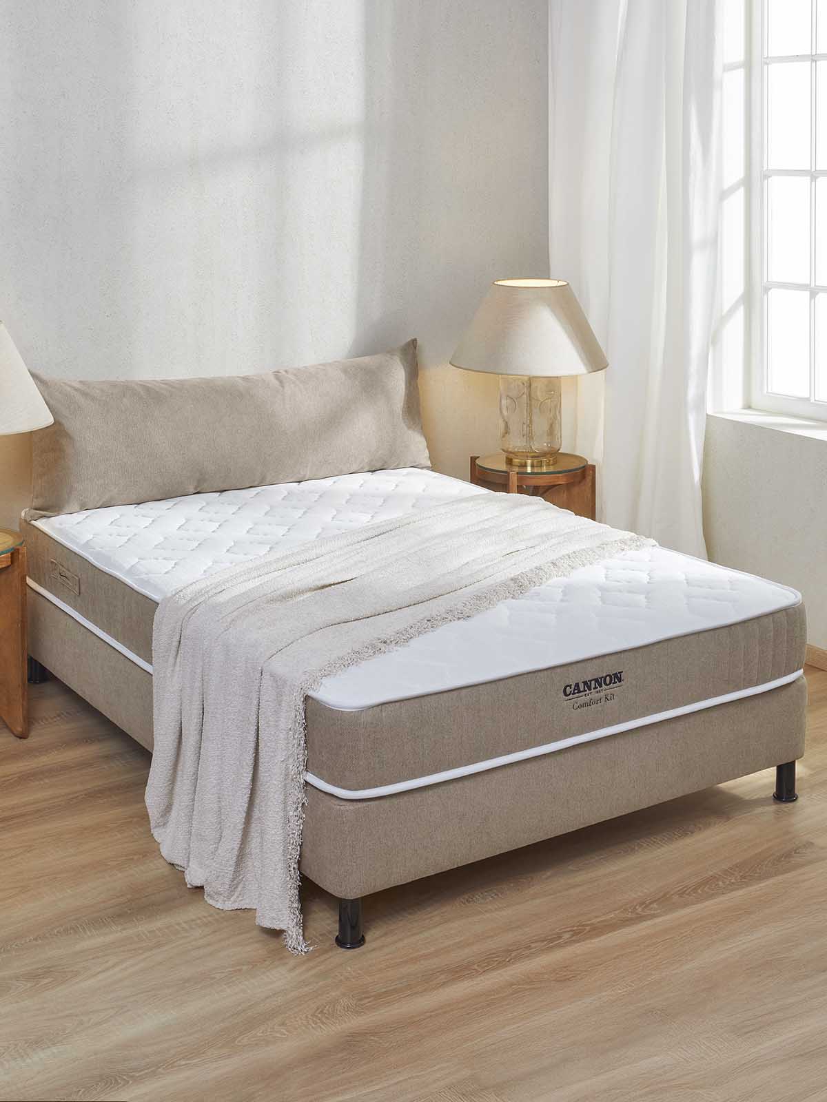 Cannon Comfort Kit - Ολοκληρωμένο σύστημα ύπνου (βάση + στρώμα + μαξιλάρα) 140x200 cm