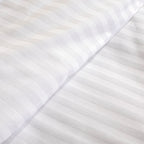 Παπλωματοθήκη Β300 Cotton ΑΙΓΑΙΟΝ HOTEL STRIPES Λευκή White