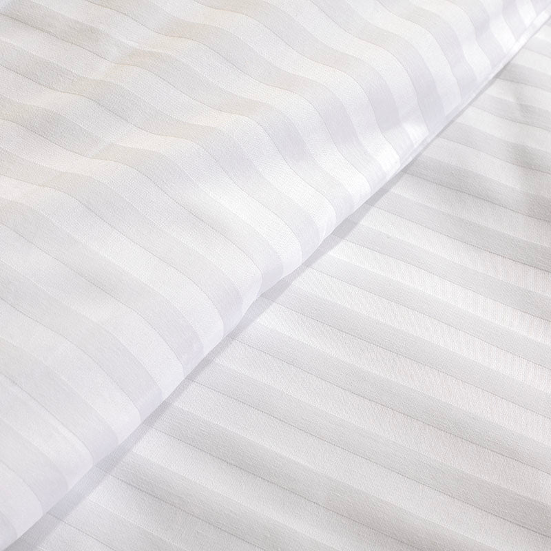 Παπλωματοθήκη Β300 Cotton ΑΙΓΑΙΟΝ HOTEL STRIPES Λευκή White