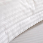 Μαξιλαροθήκη Β300 Cotton ΑΙΓΑΙΟΝ HOTEL STRIPES Λευκή White
