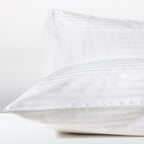 Μαξιλαροθήκη Β300 Cotton ΑΙΓΑΙΟΝ HOTEL STRIPES Λευκή White
