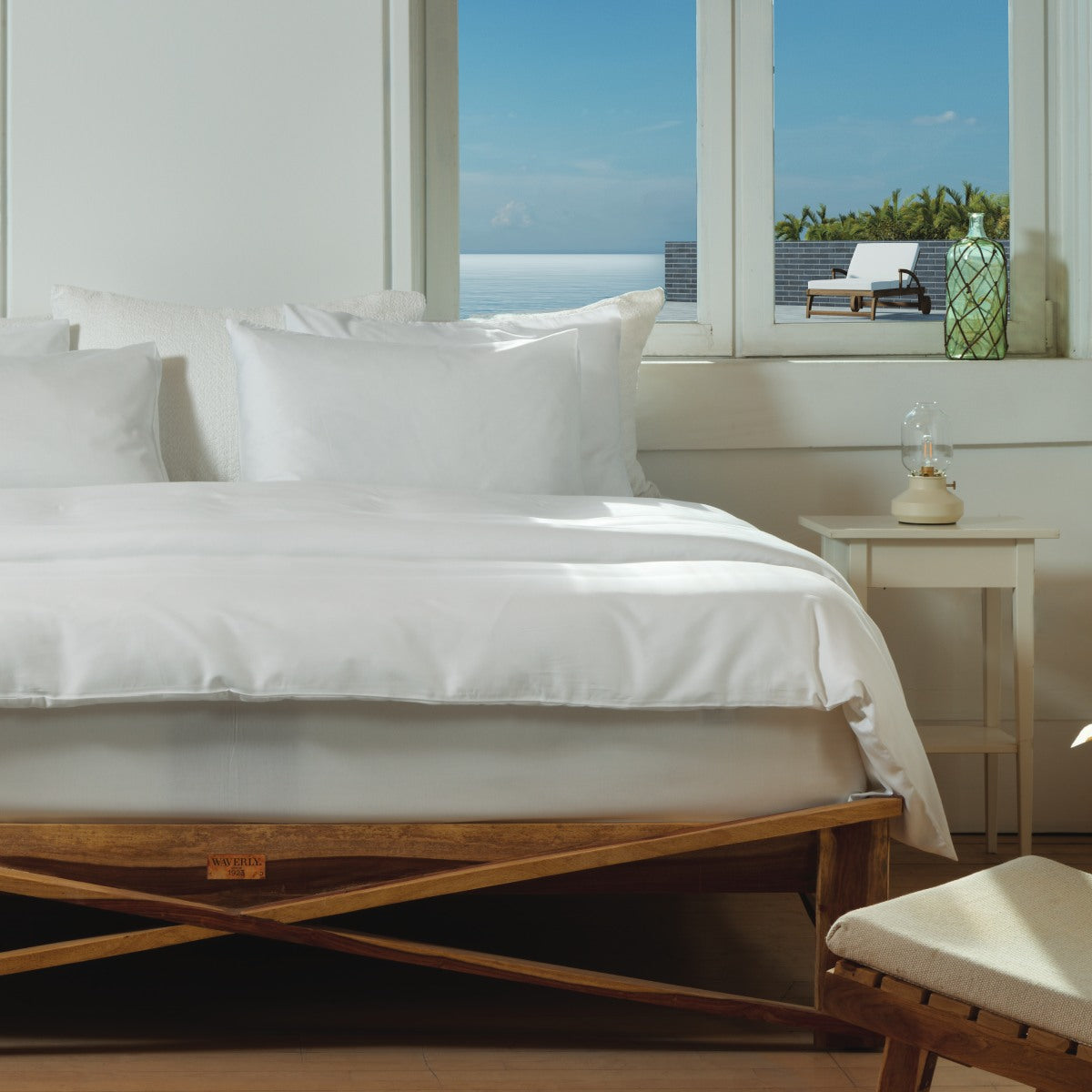 Σεντόνι ΑΙΓΑΙΟΝ Tencel Λευκό 270X290 White
